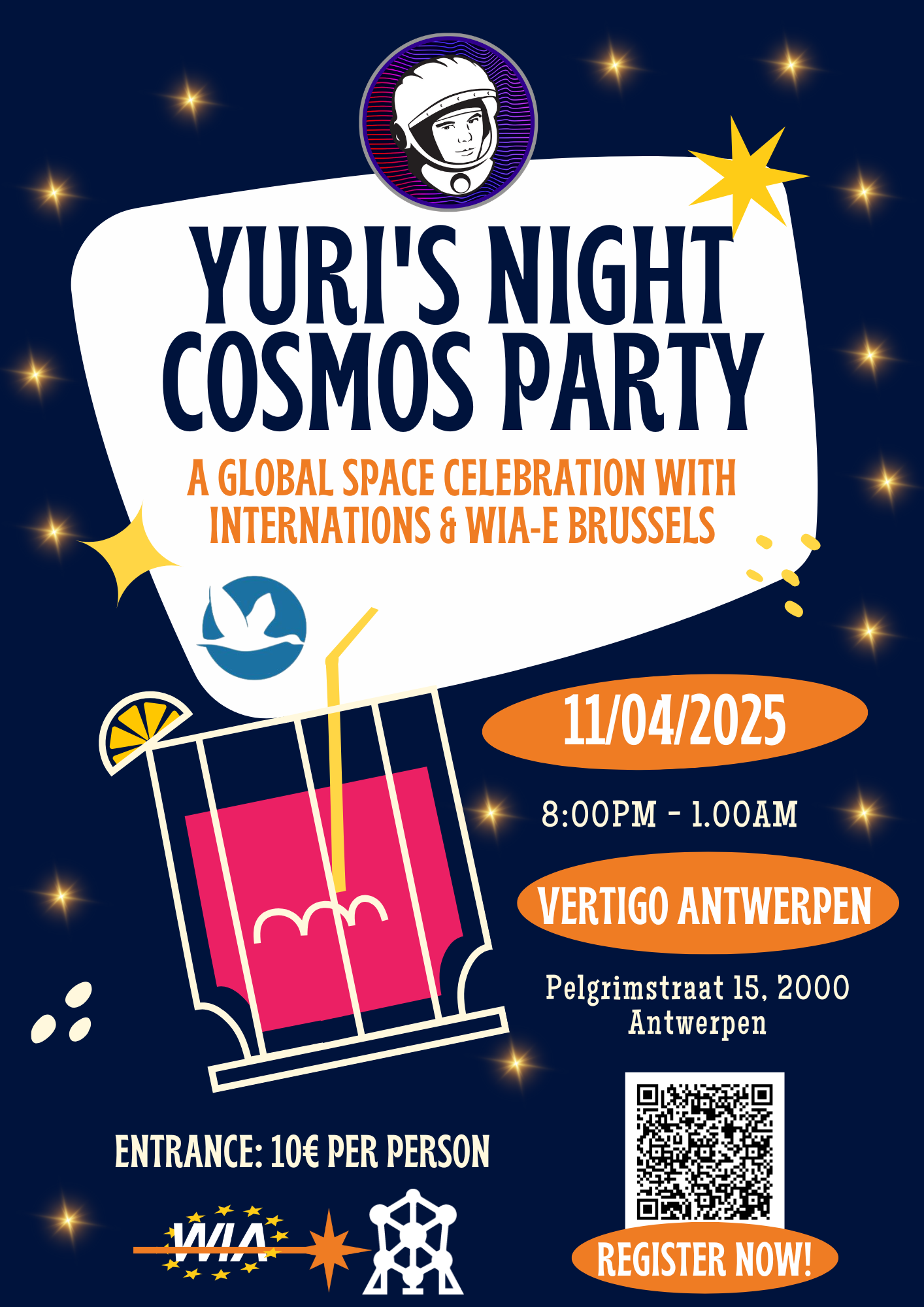 Yuri’s Night WIA Brussels 2025